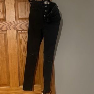 We the Free faded black skinny jeans